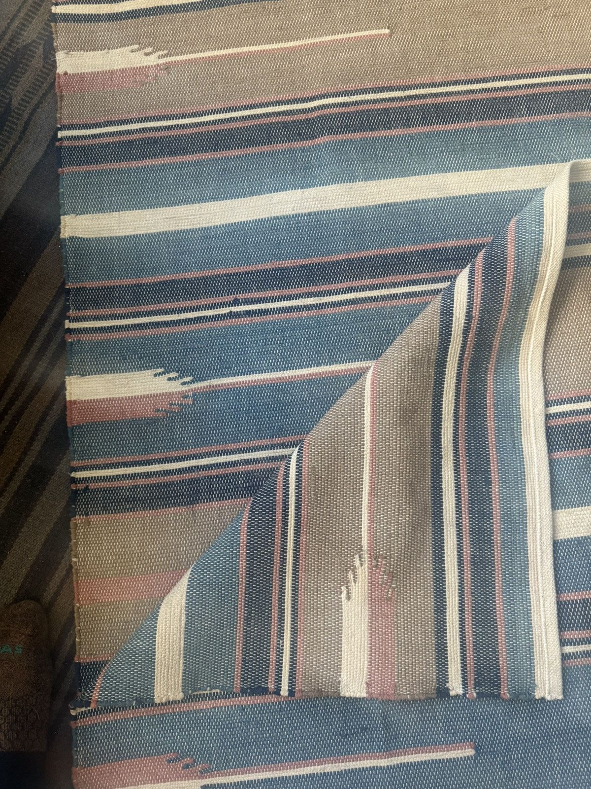 RRL Ralph Lauren Hand Woven Summer Rug Size ONE SIZE - 4 Thumbnail