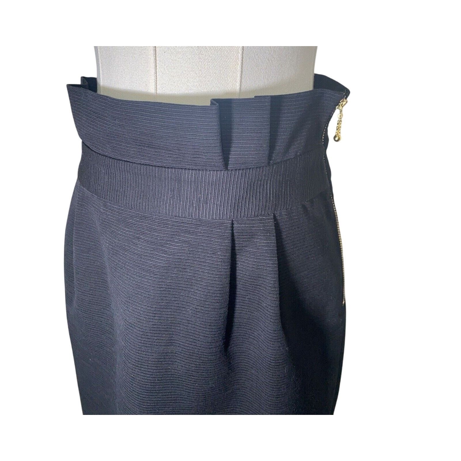 Kate Spade Kate Spade Black Classsic Skirt Paper Bag Top Textured 4 Size 27" / US 4 / IT 40 - 4 Thumbnail