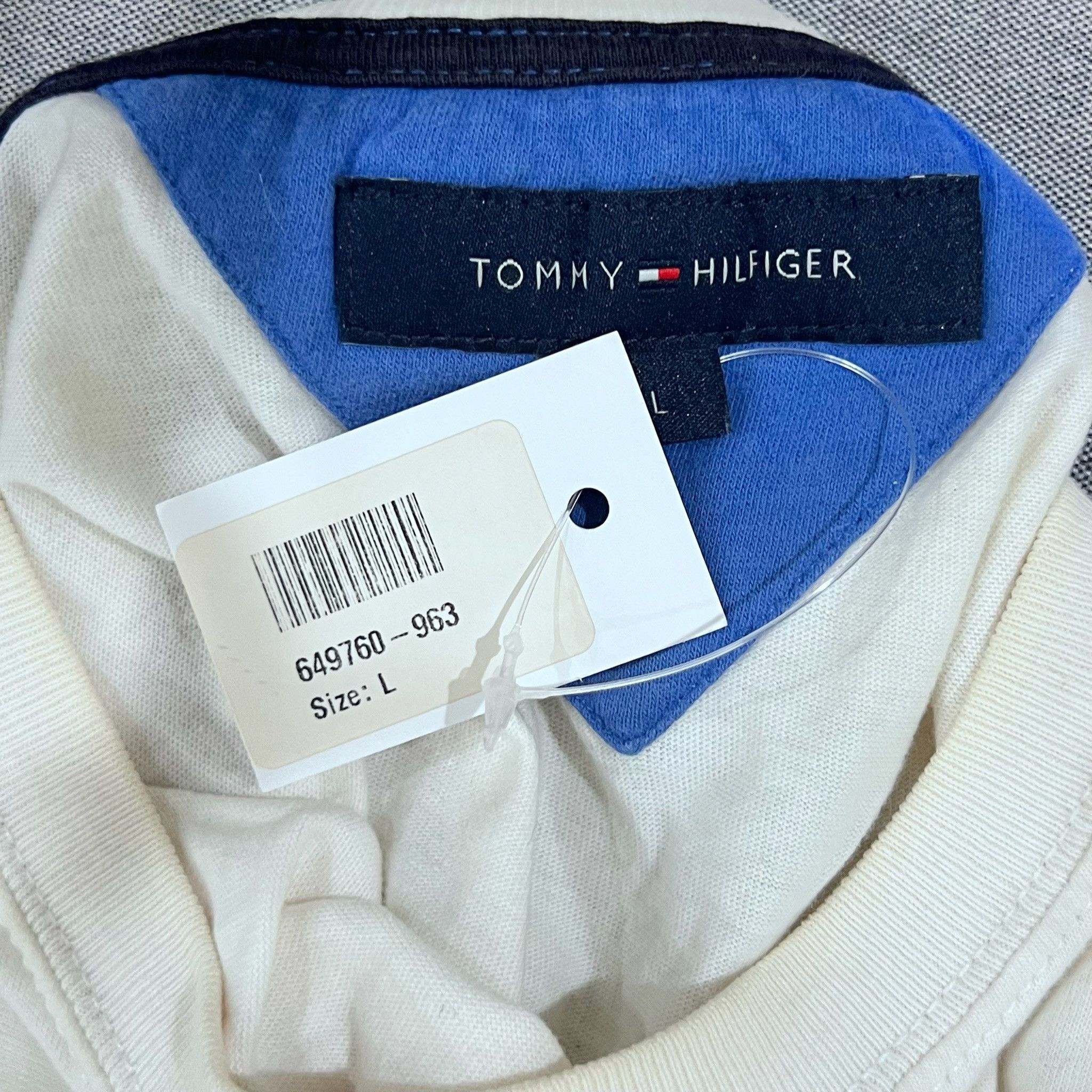 Tommy Hilfiger Tommy Hilfiger State Logo Print Short Sleeve White Tshirt Size US L / EU 52-54 / 3 - 4 Thumbnail