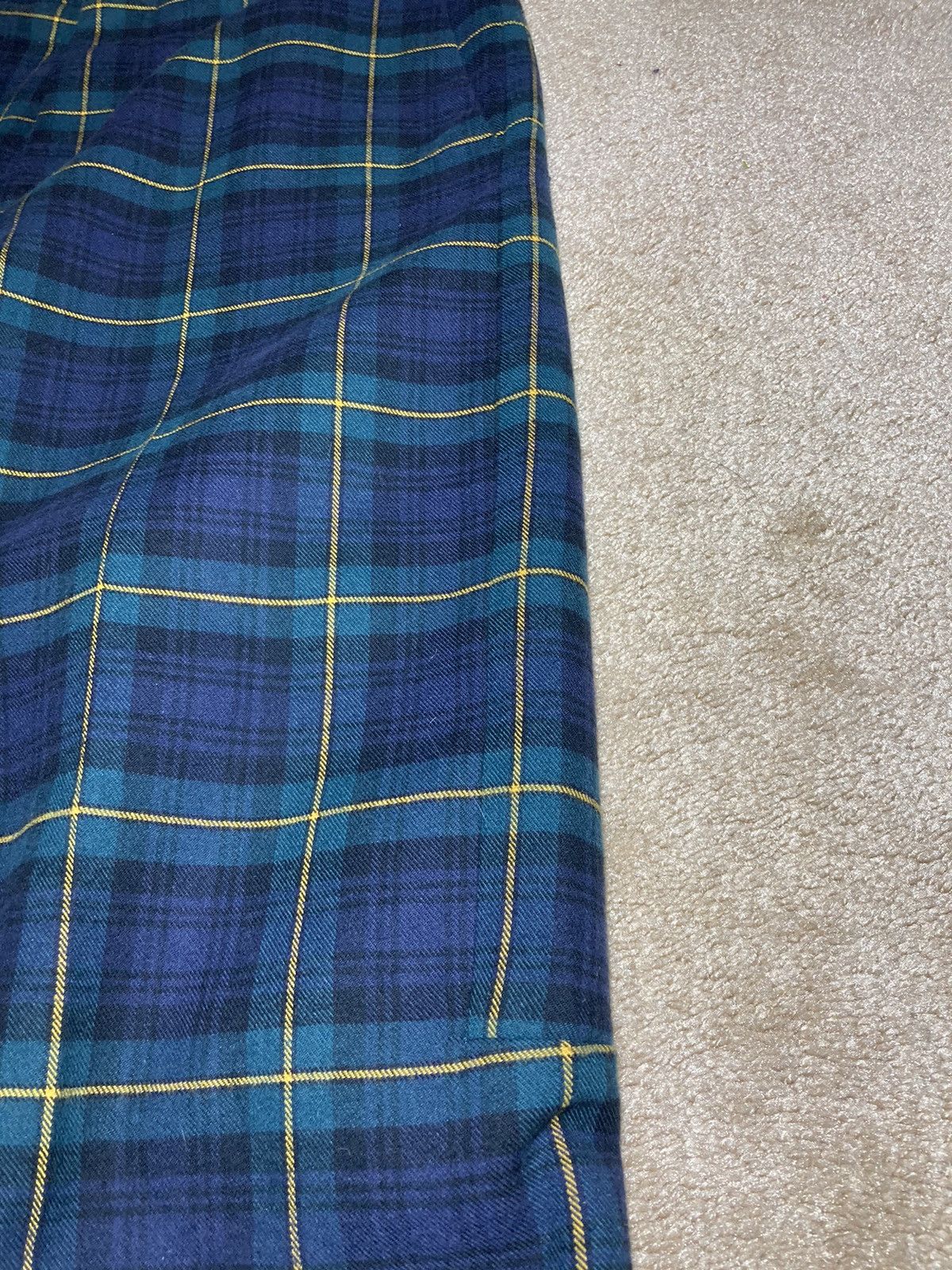 Balenciaga FW19 Balenciaga Cropped Flannel Pants Tartan Plaid 2019 44 Size US 28 / EU 44 - 4 Thumbnail