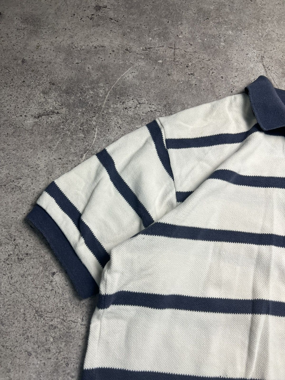 Polo Ralph Lauren Polo Ralph Lauren L striped polo tee T-shirt shirt sleeve Size US L / EU 52-54 / 3 - 3 Thumbnail