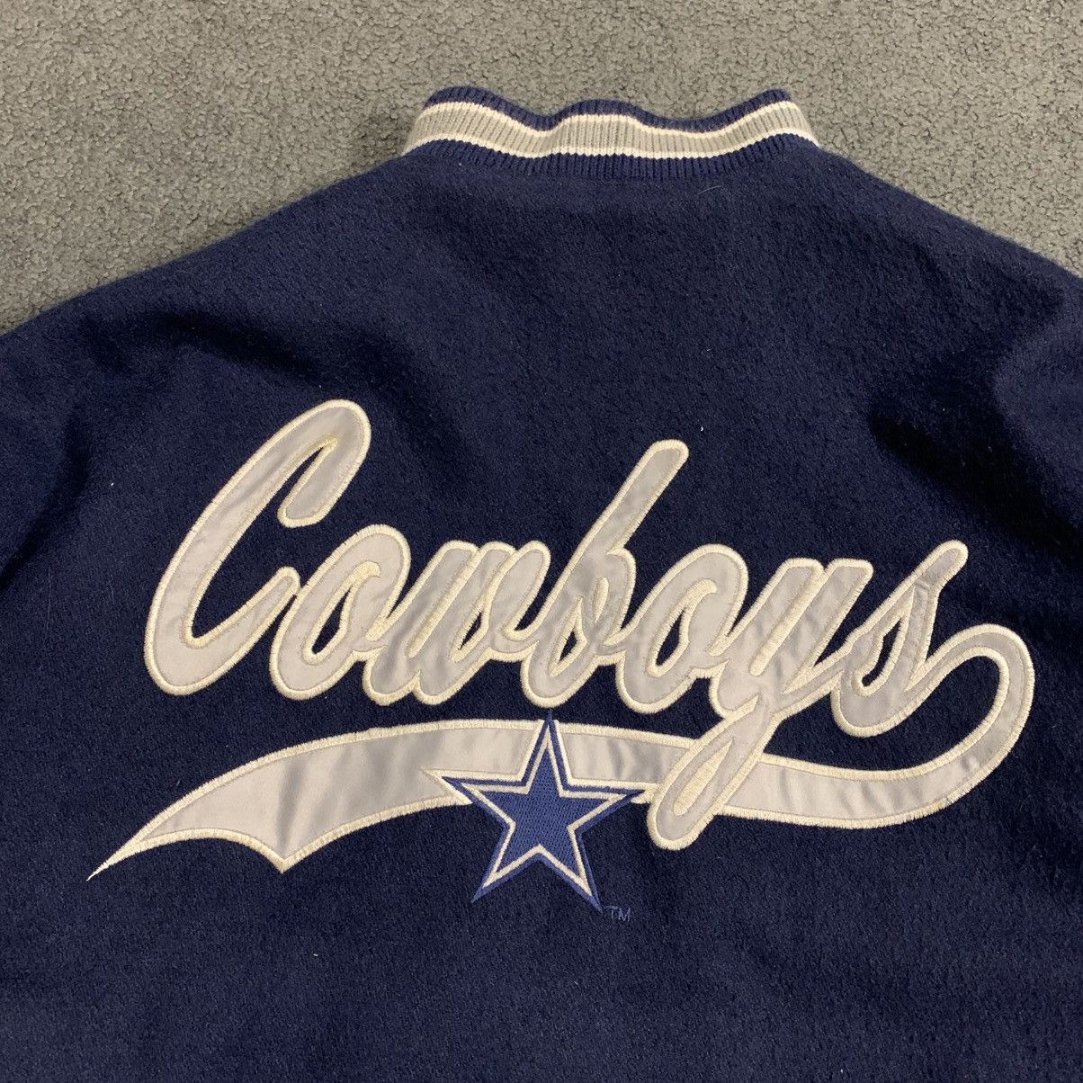 NFL Vintage 1993 Dallas Cowboys Campri Teamline Varsity Jacket Size US XL / EU 56 / 4 - 5 Thumbnail