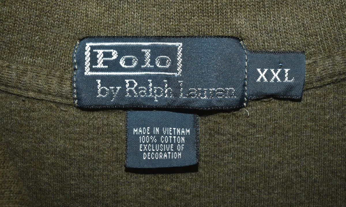 Polo Ralph Lauren Vintage Polo Ralph Lauren Quarter-Zip Pullover (XXL) Size US XXL / EU 58 / 5 - 4 Thumbnail