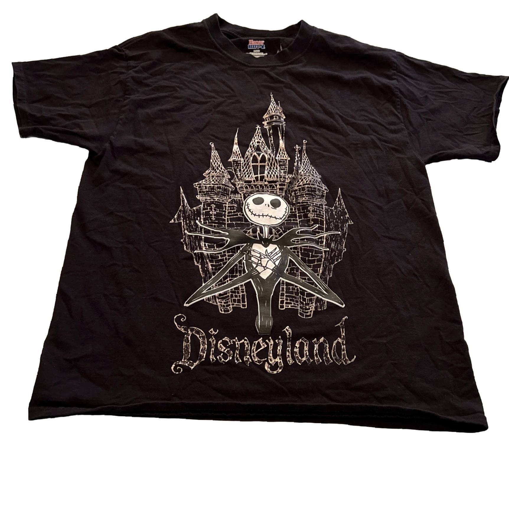 Disney Disneyland Nightmare Before Christmas Shirt Mens L Black Christmas Jack Skellington Size US L / EU 52-54 / 3 - 2 Thumbnail