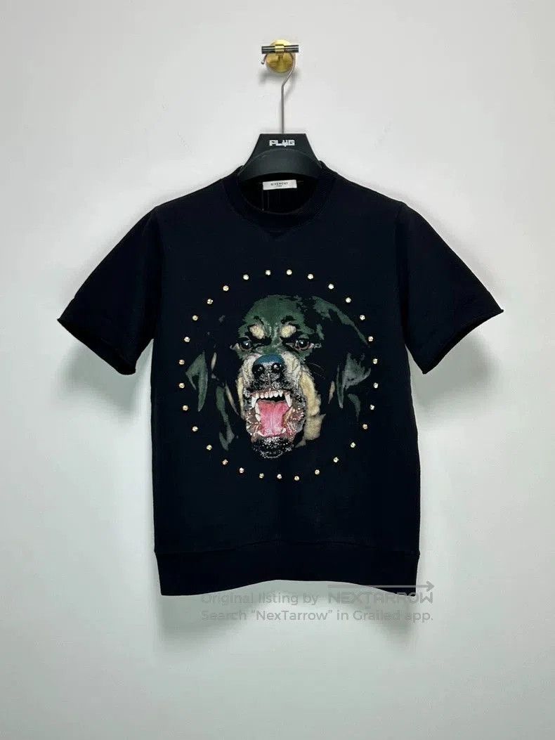 Givenchy Givenchy Rottweiler Dog Head Short Sleeve Sweatshirt . Size US XS / EU 42 / 0 - 1 Thumbnail