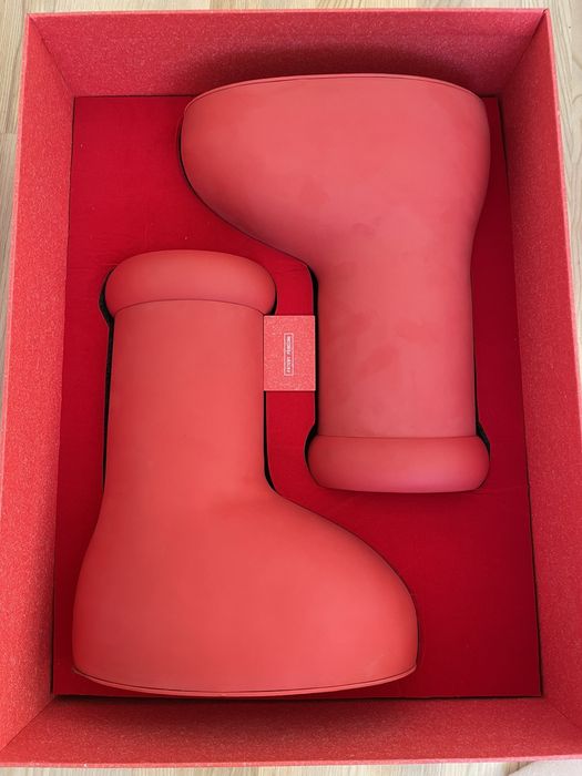 MSCHF BIG RED BOOTS | Grailed