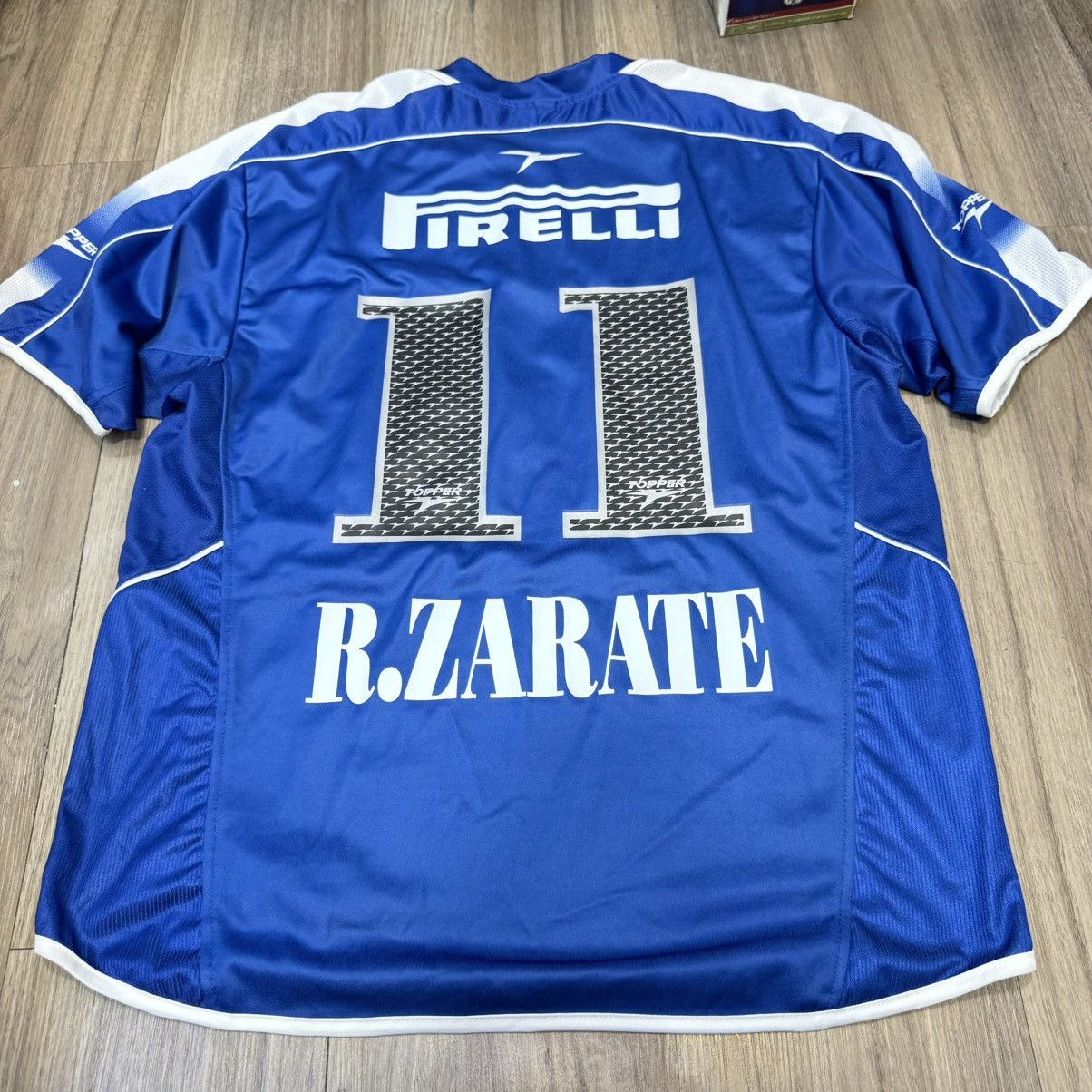 Other Velez Sarsfield 05/06 away shirt #11 Zarate Size US L / EU 52-54 / 3 - 2 Thumbnail