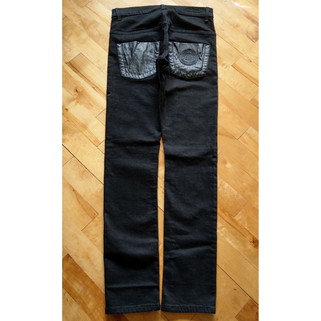 Dirk Bikkembergs × Rare Leather Pocket Pants BIKK Premium