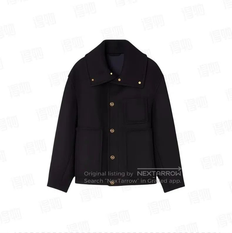 Versace Versace Wool and cashmere jacket coat Size US L / EU 52-54 / 3 - 1 Thumbnail
