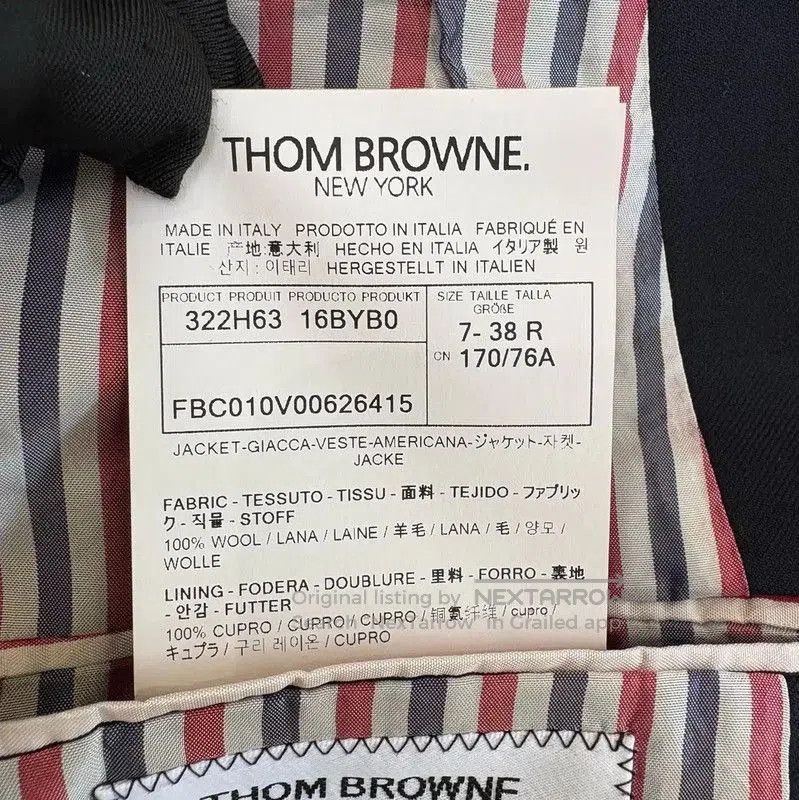 Thom Browne Thom Browne Navy Wool Women's Cardigan . Size M / US 6-8 / IT 42-44 - 8 Thumbnail