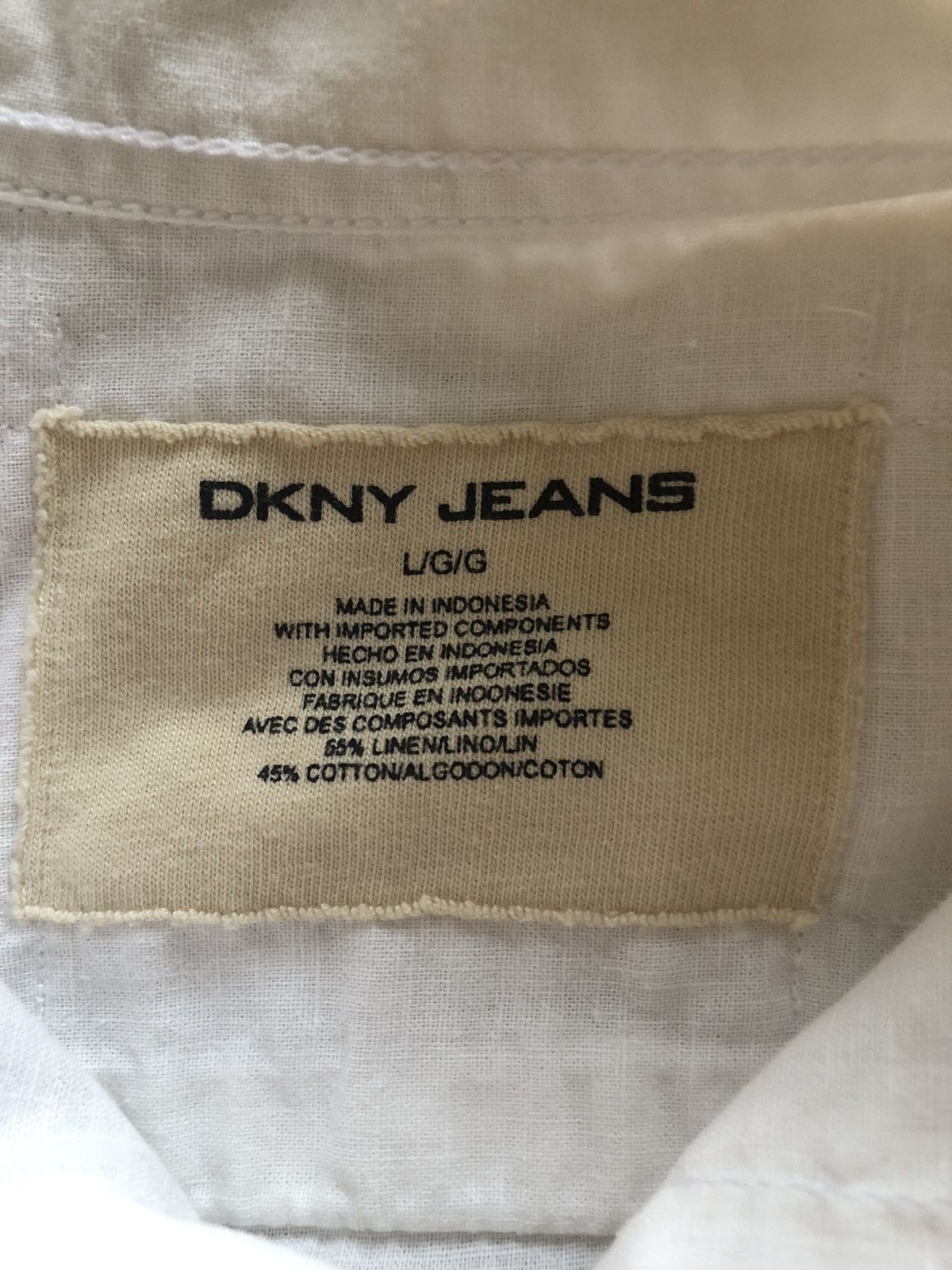 DKNY DKNY JEANS VINTAGE QUALITY BUTTON UP SHIRT Size US L / EU 52-54 / 3 - 4 Thumbnail