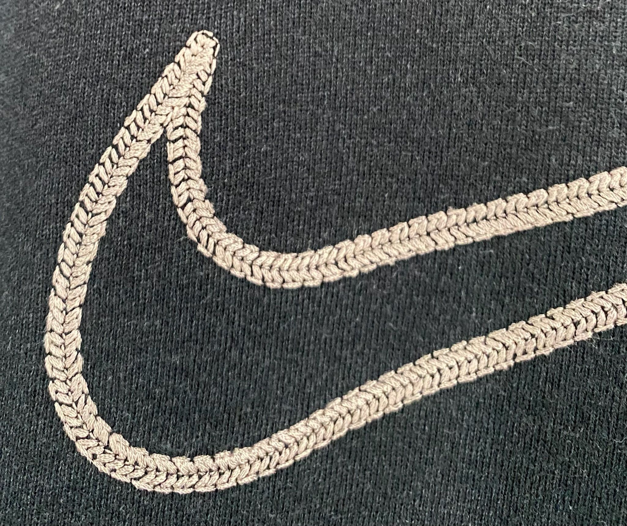 Nike 90’s Nike Big Swoosh Embroidered Logo Faded Sweatshirt XL Size US XL / EU 56 / 4 - 3 Thumbnail