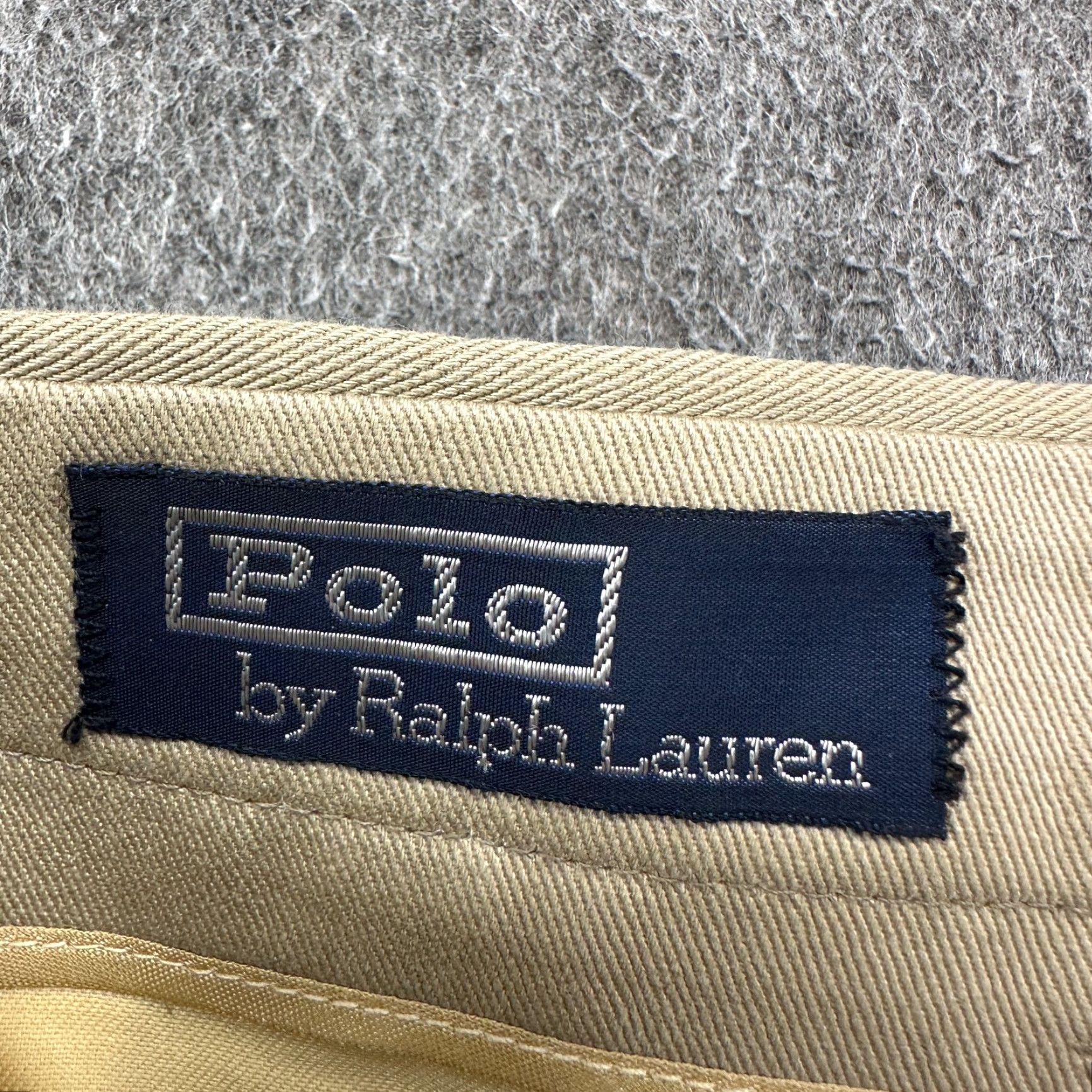 Polo Ralph Lauren VINTAGE Polo Ralph Lauren Pants Mens 34x30 Beige Chino Relaxed Pleated 80s Size US S / EU 44-46 / 1 - 3 Thumbnail