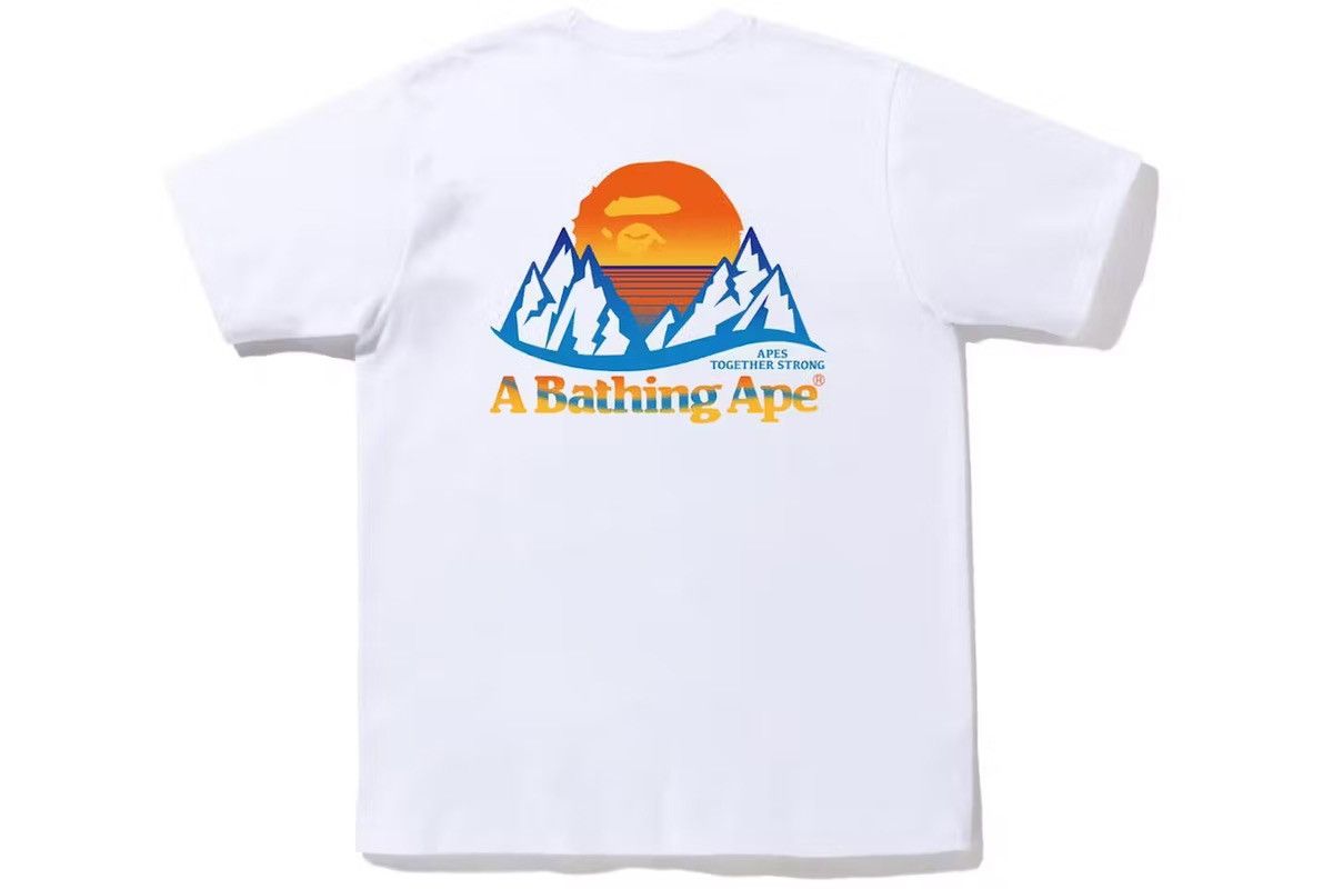 Bape BAPE Mountain Tee White Size US M / EU 48-50 / 2 - 3 Thumbnail