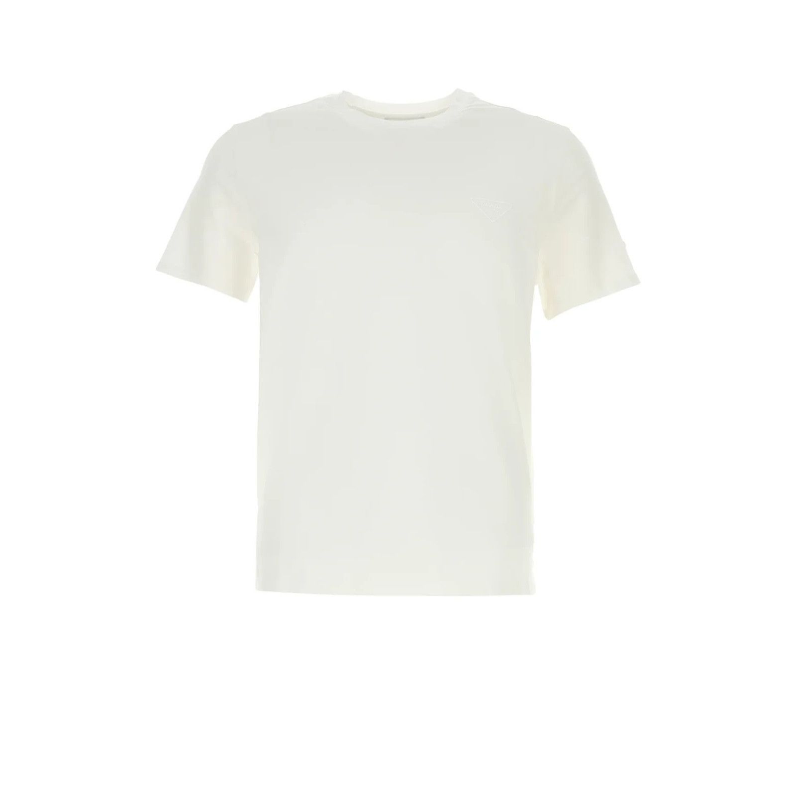 PRADA White Cotton T-shirt New )