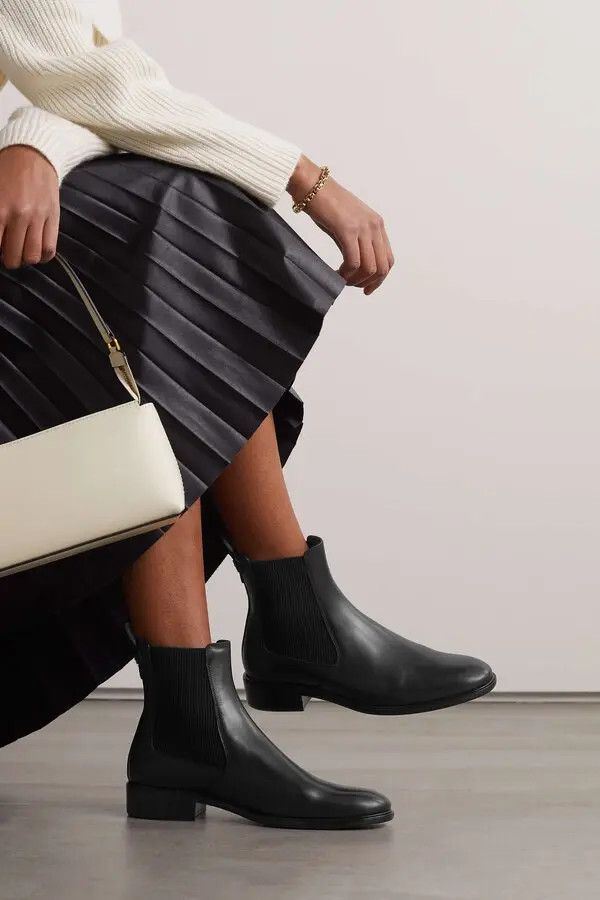 Salvatore Ferragamo o1y0426 Ankle Boots in Black Size US 4 / IT 34 - 4 Thumbnail
