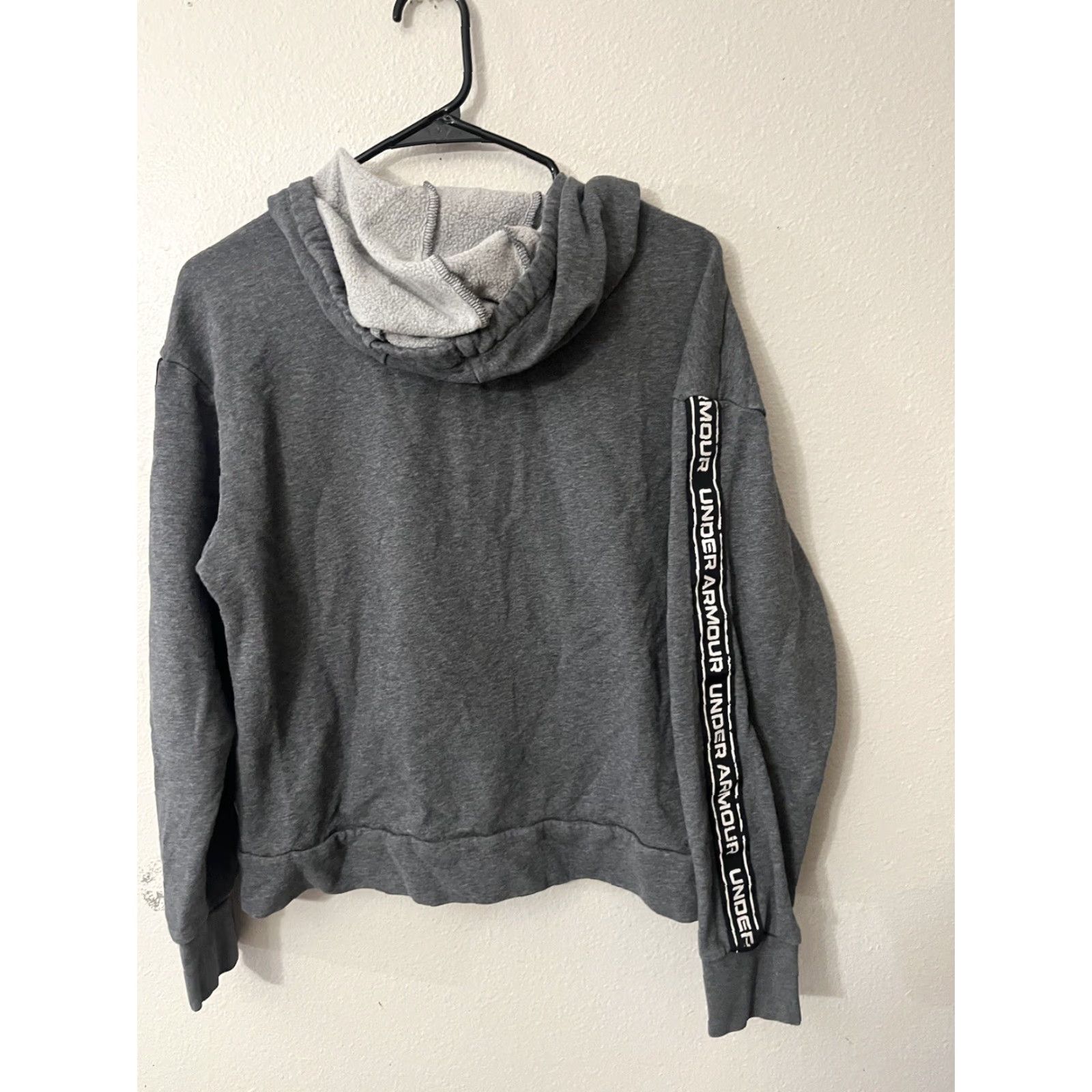 Under Armour UnderArmour Womens UA Rival Full Zip Hoodie Jacket Sweatshirt Gray M Size M / US 6-8 / IT 42-44 - 3 Thumbnail