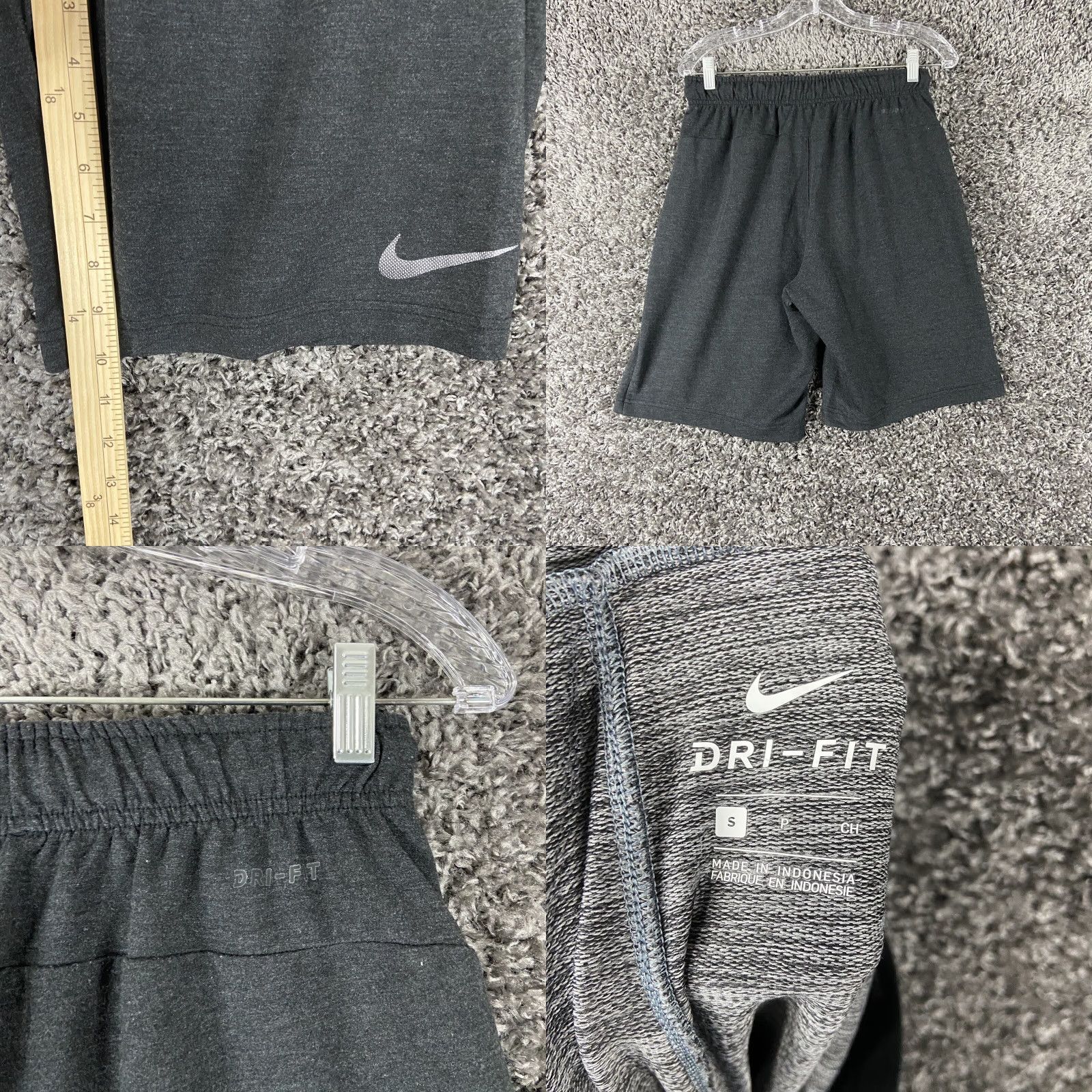 Nike Nike Dri-Fit Gray Athletic Shorts Men’s S Regular Activewear Size US 29 - 8 Thumbnail