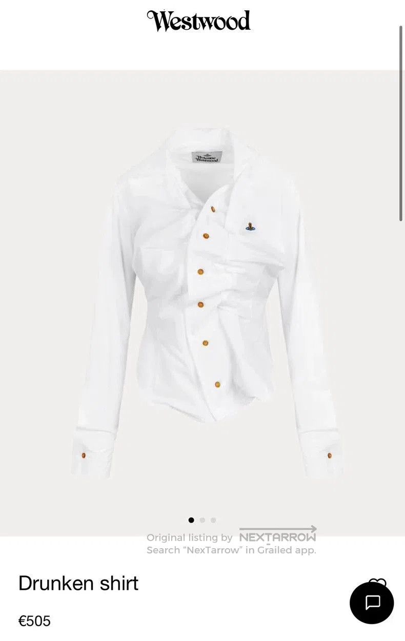 Vivienne Westwood Vivienne Westwood White Shirt. Size US L / EU 52-54 / 3 - 2 Thumbnail