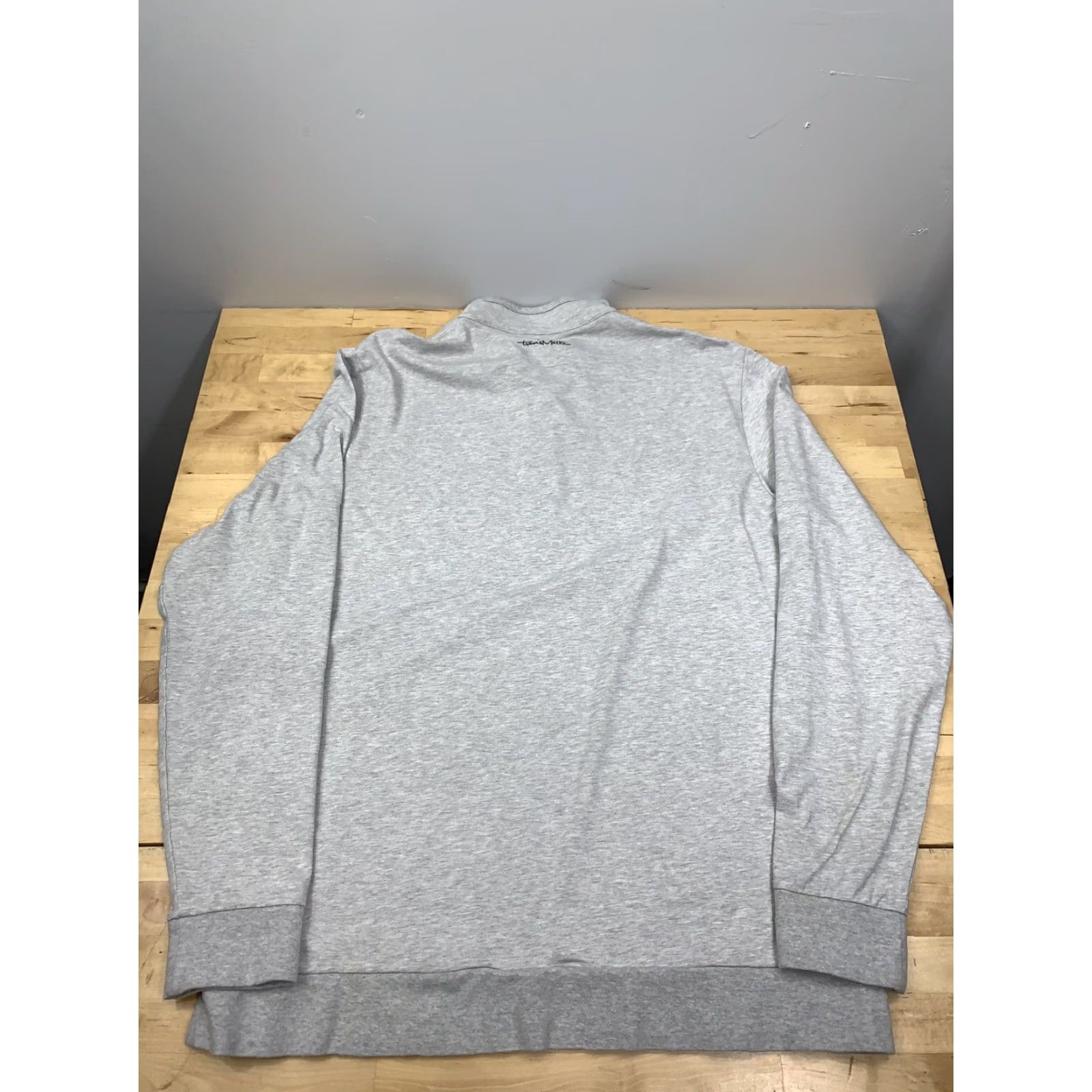 TravisMathew Travis Mathew Mens 1/4 Zip Pullover Sweater M Gray Golf Casual Shirt Size US M / EU 48-50 / 2 - 2 Thumbnail
