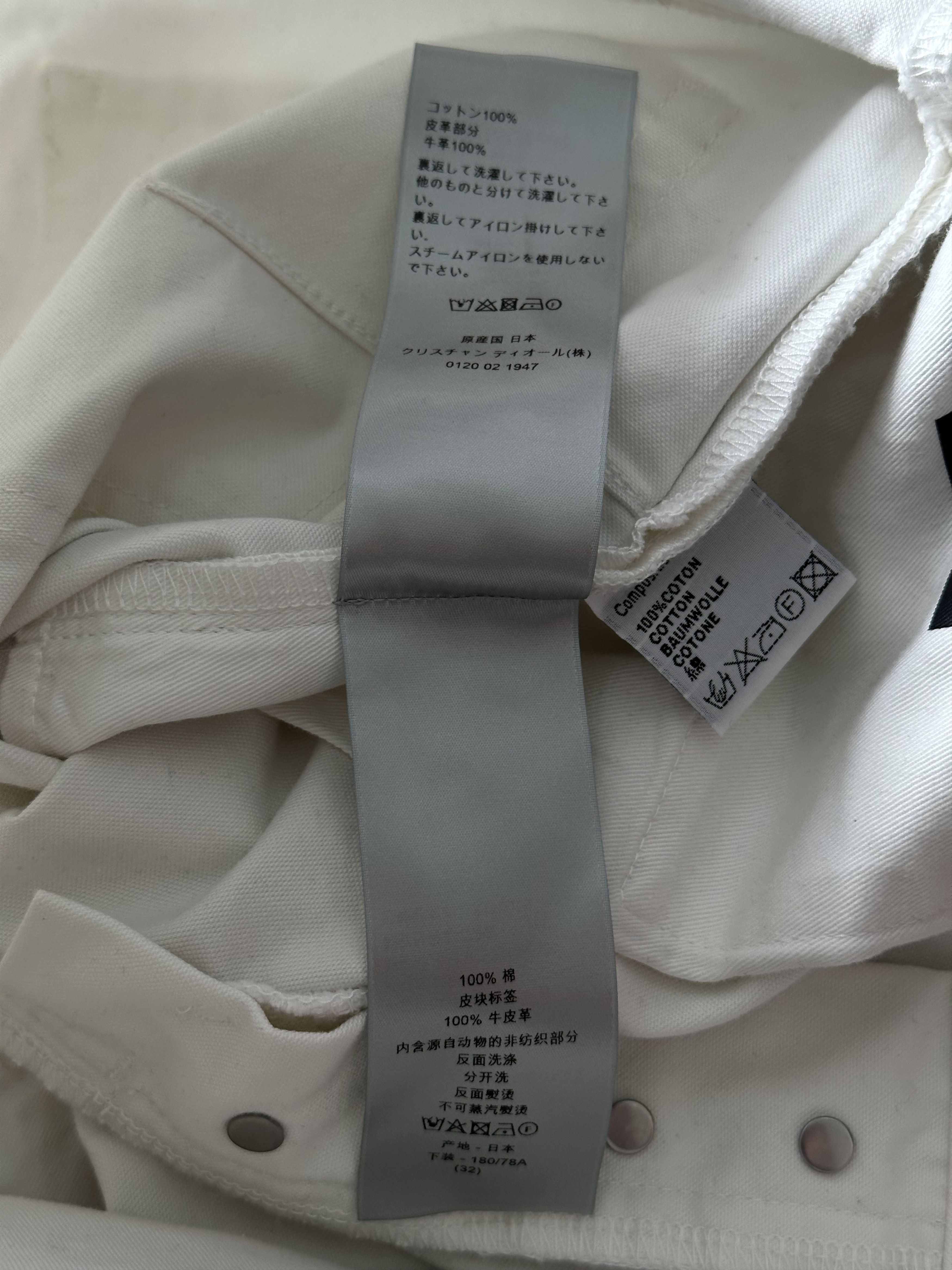 Dior Dior White Paint Splatter Slim Jeans Size US 32 / EU 48 - 5 Thumbnail