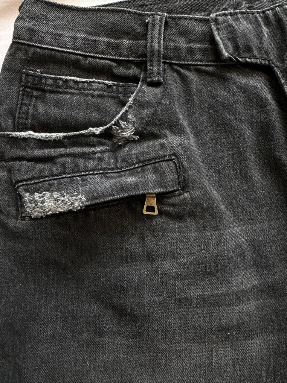 Balmain 🔥🔥 Vintage Balmain Grey Biker Jeans Size US 36 / EU 52 - 5 Thumbnail