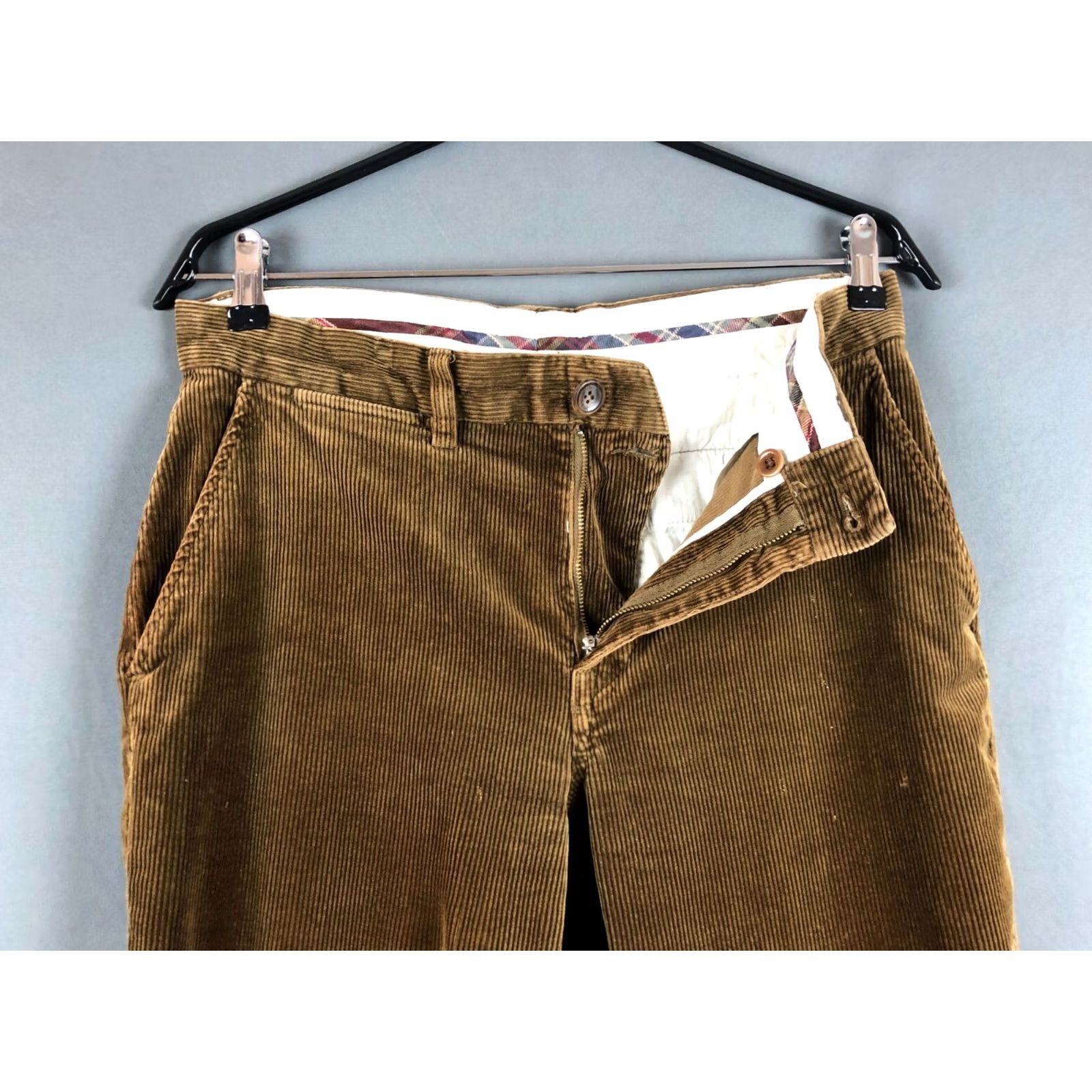 Ralph Lauren Ralph Lauren Pants Cotton Men Size 33/32 Brown Chino Straight Regular Front Flat Front 99% Cotton 1% Elastane Vintage No Casual Everyday Size US 33 - 6 Thumbnail