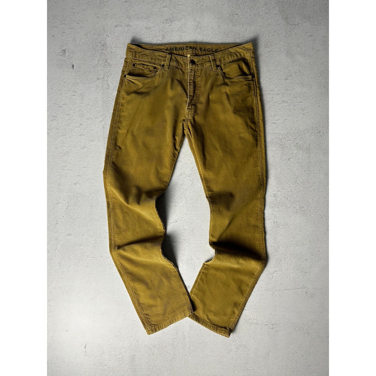 American Eagle Outfitters Vintage American Eagle Couduroy Green Jeans - Men's 38W32L Size US 38 / EU 54 - 1 Thumbnail