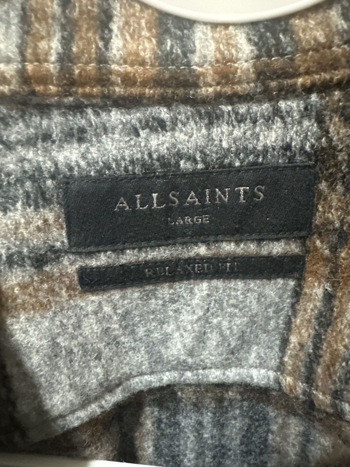 Allsaints Gray & Brown ALLSAINTS Overcoat Size US L / EU 52-54 / 3 - 4 Thumbnail