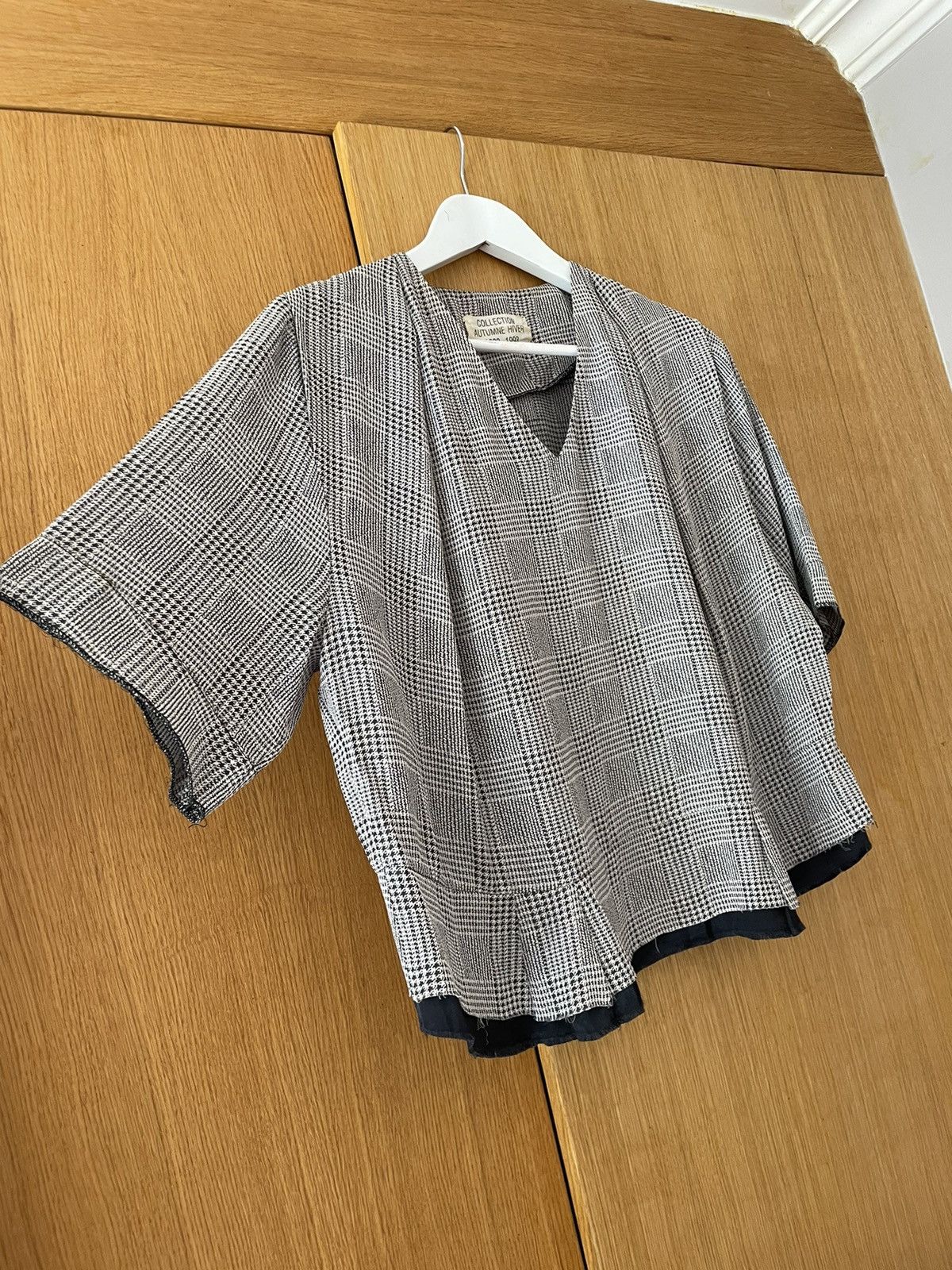 Maison Margiela AW1992 Pied de poule Deconstructed Top Size M / US 6-8 / IT 42-44 - 3 Thumbnail