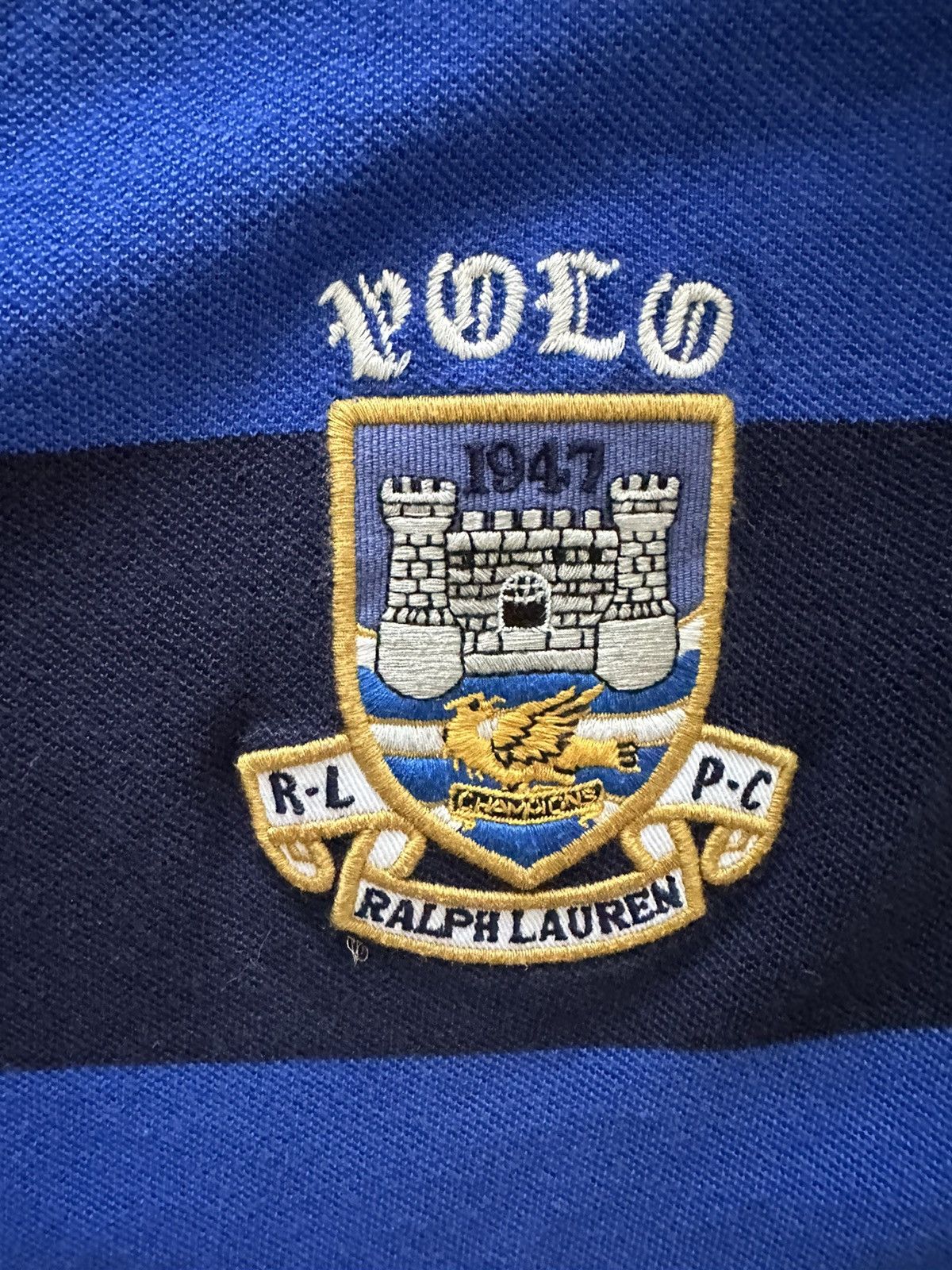 Polo Ralph Lauren × Vintage Vintage Polo Ralph Lauren RLPC Y2K Rugby T-Shirt Size US XL / EU 56 / 4 - 3 Thumbnail