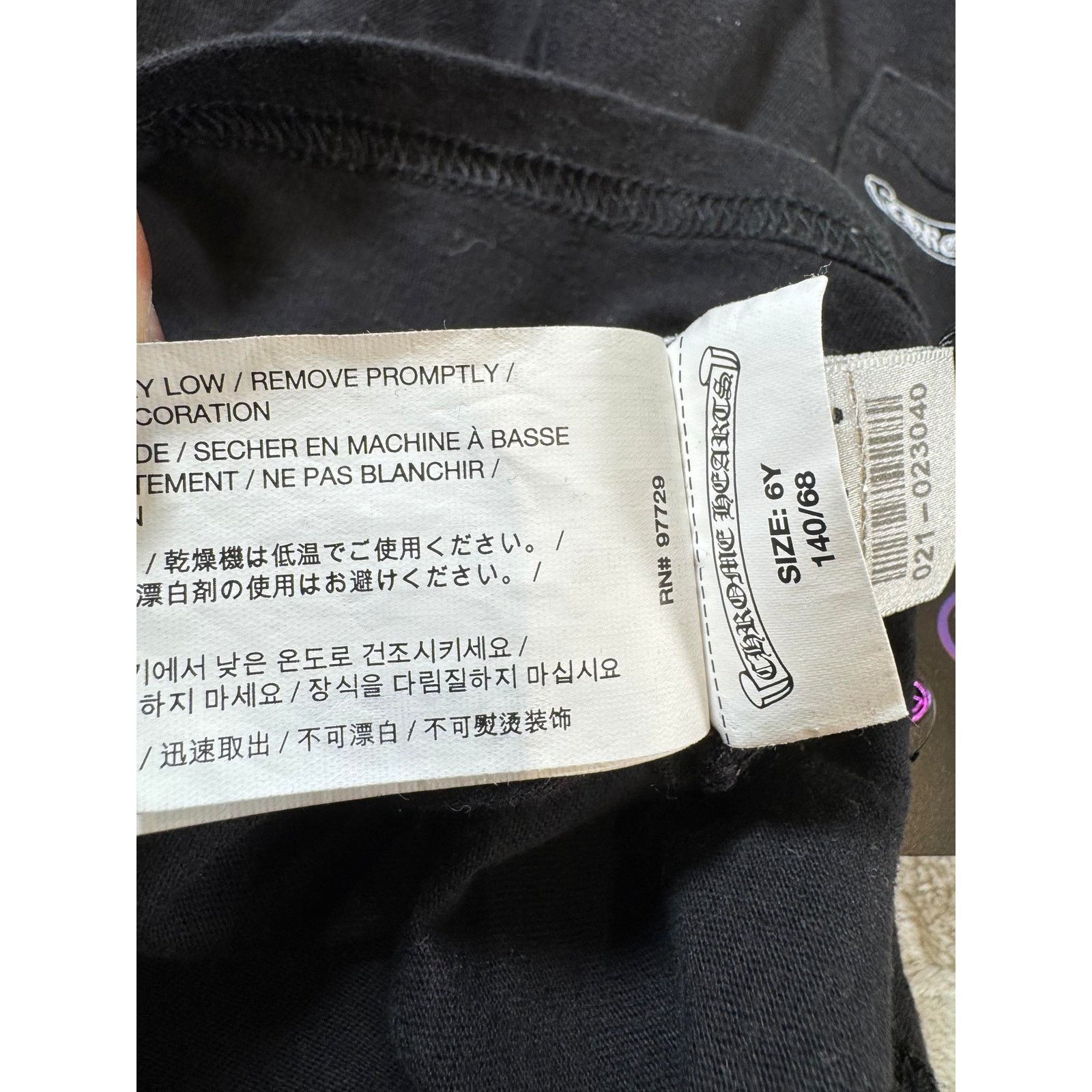 Chrome Hearts Chrome Hearts Scroll Logo Black & White Long Sleeve Size US S / EU 44-46 / 1 - 6 Thumbnail