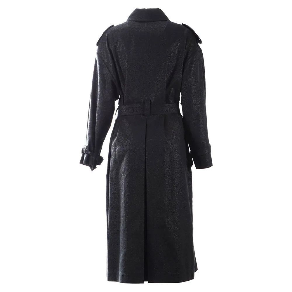 Dolce & Gabbana o1y0825 Trench Coat in Black Size M / US 6-8 / IT 42-44 - 2 Thumbnail