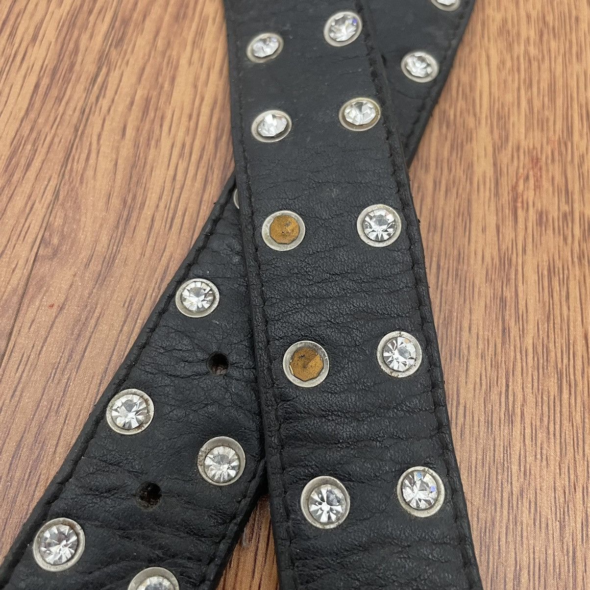 If Six Was Nine × Japanese Brand × Le Grande Bleu (L.G.B.) Black crystal pattern belt punk grunge styled Size ONE SIZE - 3 Thumbnail