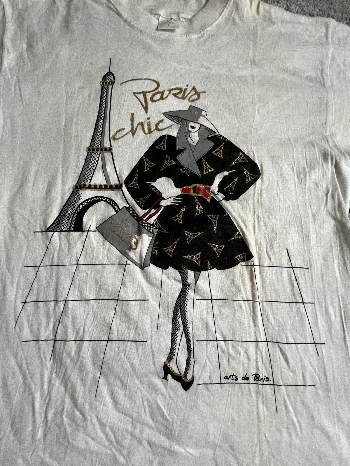Other Vintage arts de paris t shirt Size L / US 10 / IT 46 - 4 Thumbnail