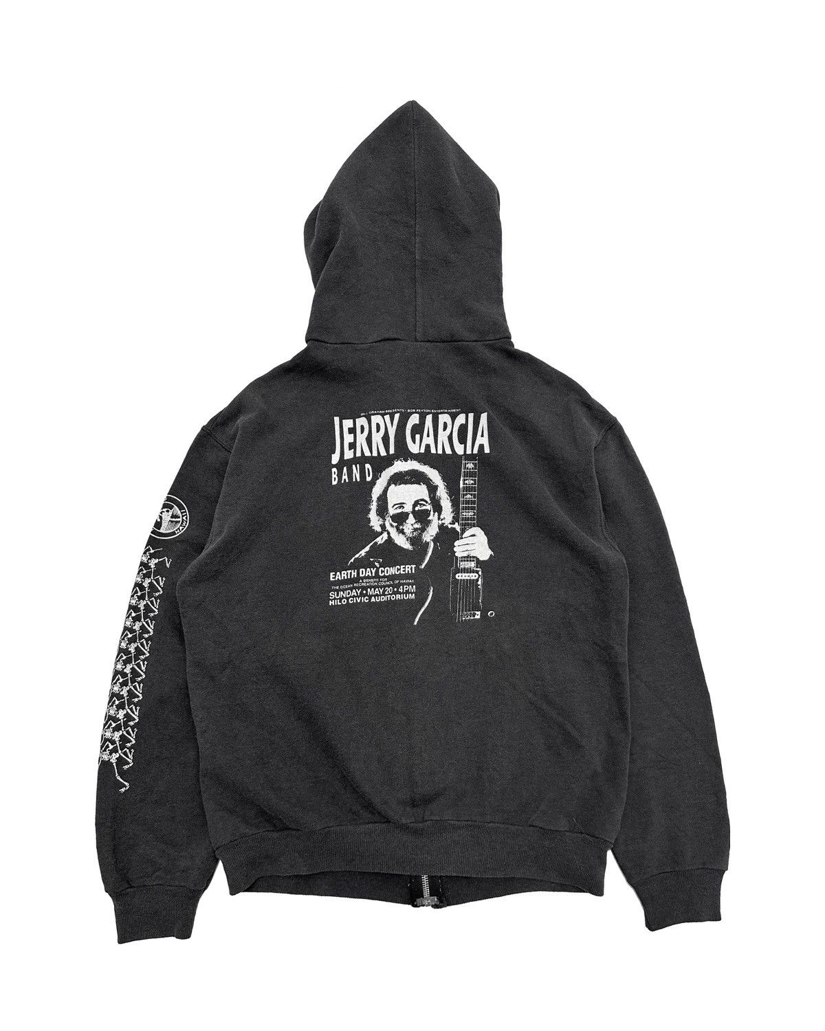 Band Tees × Grateful Dead × Vintage Vintage Jerry Garcia Earth Day Concert Dancing Skeleton Size US M / EU 48-50 / 2 - 5 Thumbnail