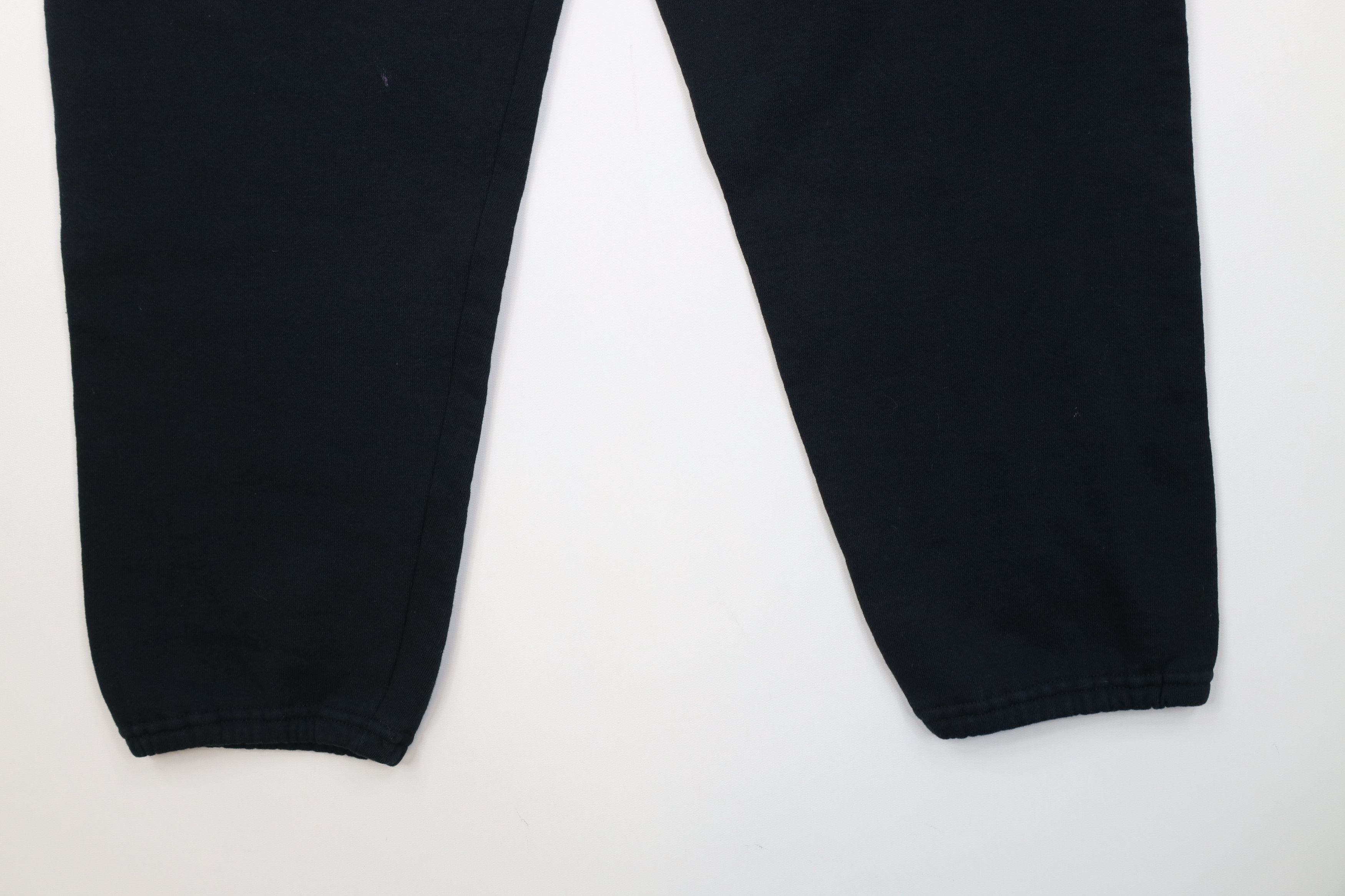 Vintage Vintage 90s Streetwear Heavyweight Sweatpants Joggers Black Size US 36 / EU 52 - 4 Thumbnail