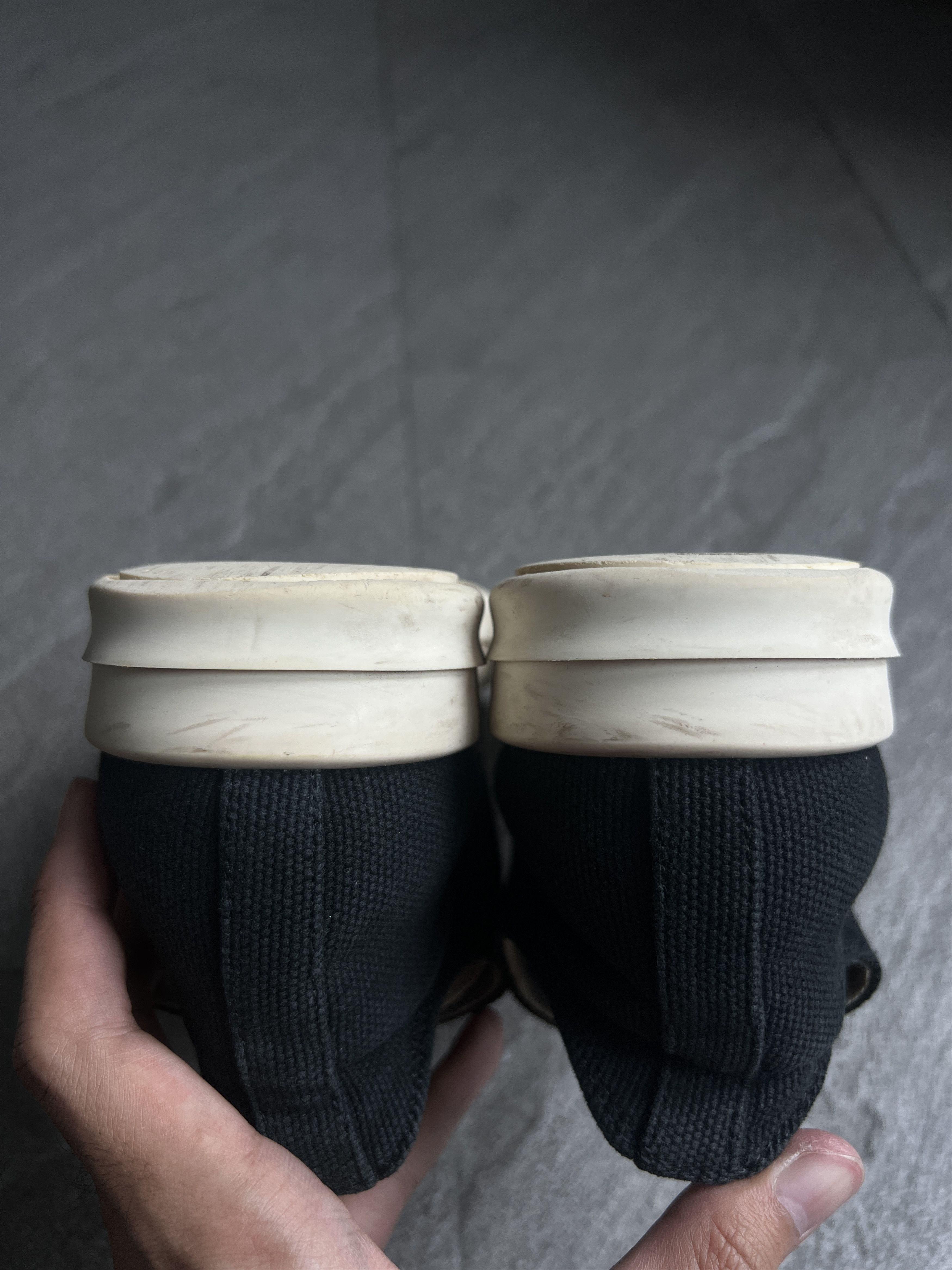Rick Owens Drkshdw Rick Owens DRKSHDW Canvas Low Sneakers Black EU38 Size US 5.5 / EU 38 - 7 Thumbnail