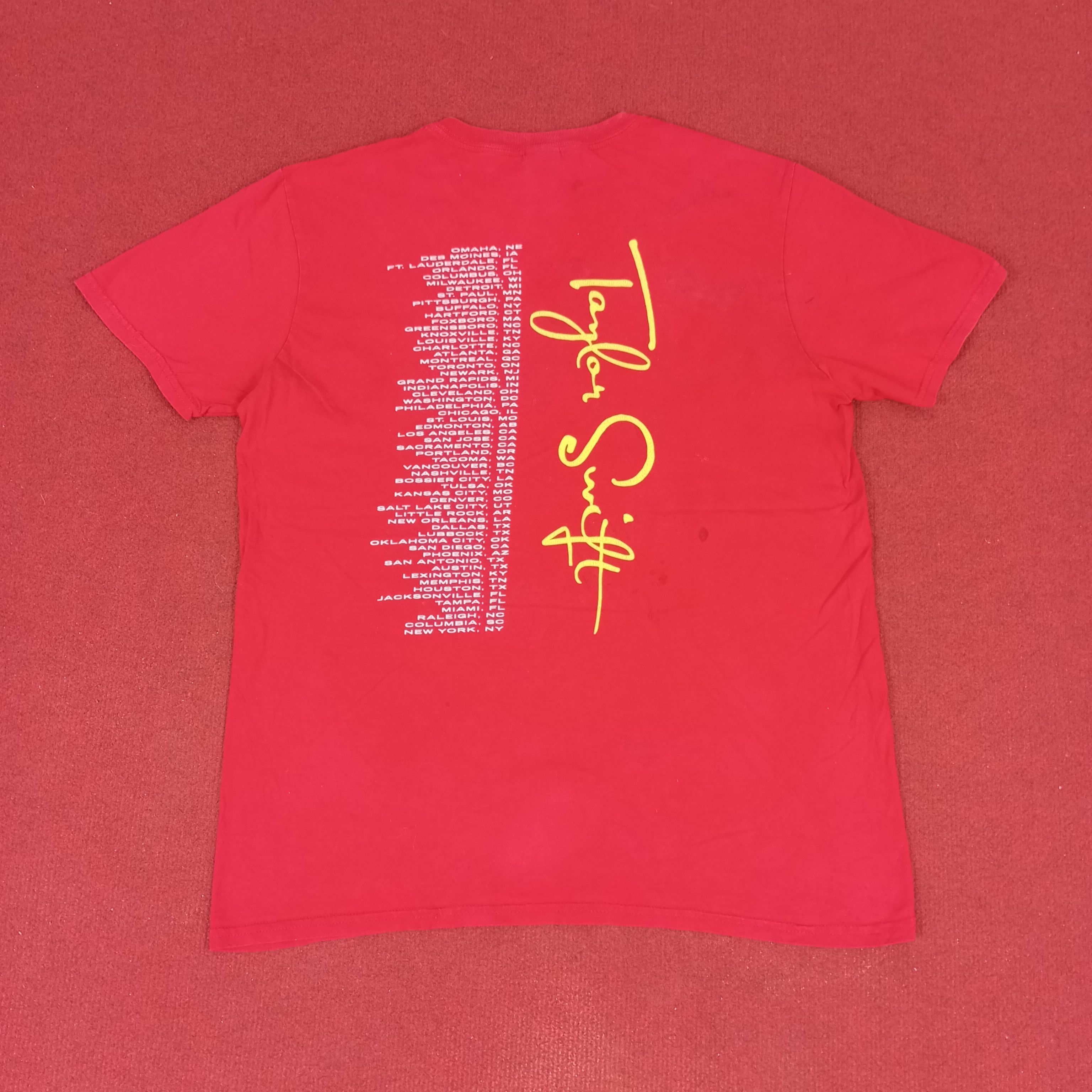 Band Tees × Vintage Taylor Swift Tour Tshirt Singer Music Size US M / EU 48-50 / 2 - 3 Thumbnail
