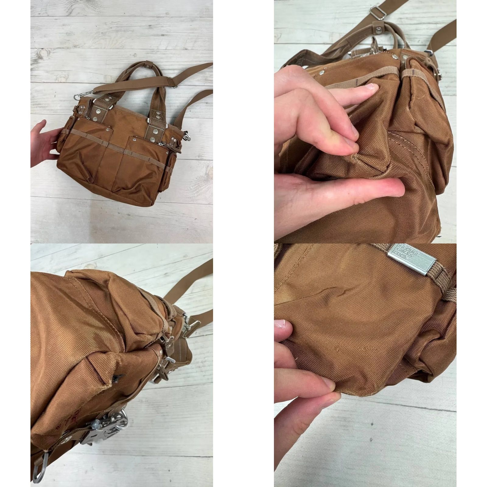 George Gina & Lucy VINTAGE George Gina & Lucy Shoulder Bag GGL 6IX Brown Size ONE SIZE - 8 Thumbnail
