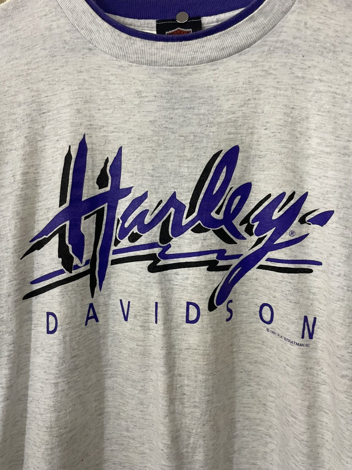Harley Davidson × Vintage Vintage Harley Davidson Shirt 1991 Heritage Lisle Illinois Size US L / EU 52-54 / 3 - 3 Thumbnail