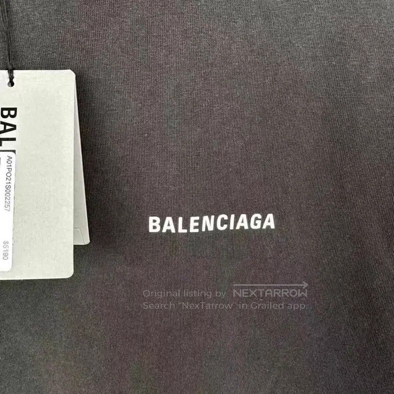 Balenciaga Balenciaga Black Back Defile Short Sleeve Size US S / EU 44-46 / 1 - 2 Thumbnail