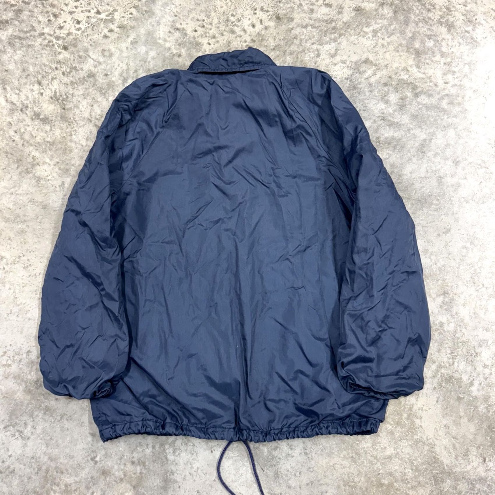Sears Sears Coaches Jacket Mens L Blue Nylon Lined Snap Front Windbreaker Size US L / EU 52-54 / 3 - 3 Thumbnail
