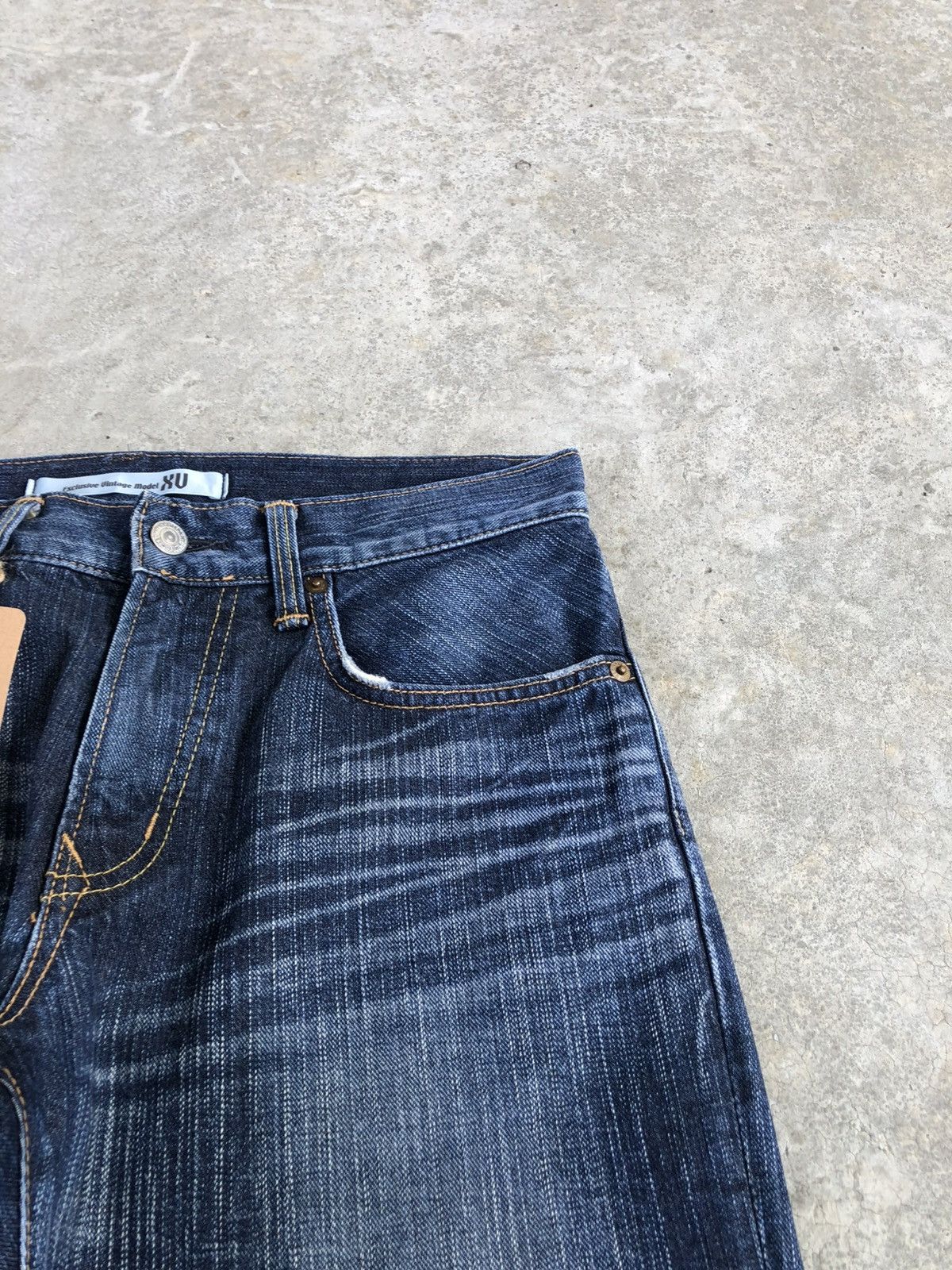 If Six Was Nine Japanese Edwin Exclusive Vintage Flared Jeans Distressed Size US 30 / EU 46 - 14 Thumbnail