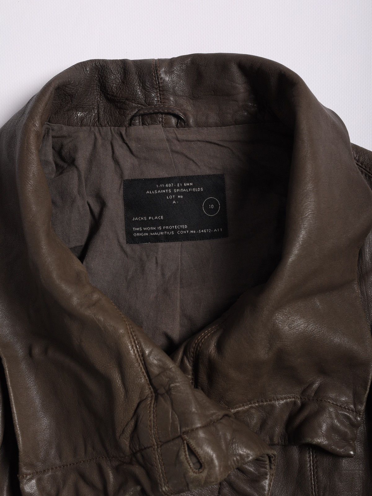Allsaints Allsaints Kadian Leather Biker Jacket Size L / US 10 / IT 46 - 8 Thumbnail