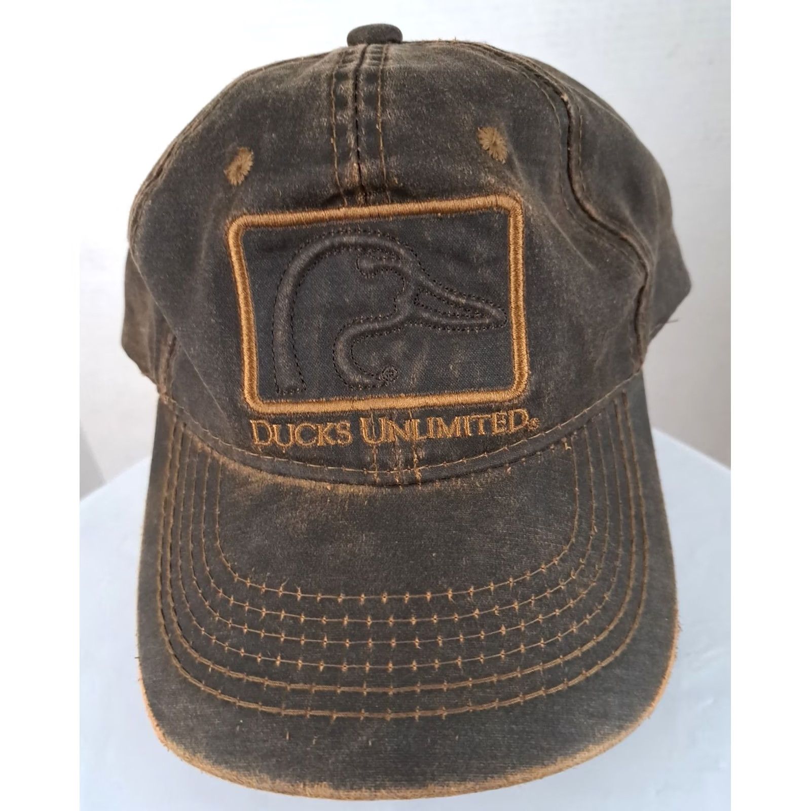Vintage VINTAGE Ducks Unlimited Hat Canvas Adjustable Black Gold Embroidered Outdoor Cap Hunting 90s Casual Baseball Men Size ONE SIZE - 2 Thumbnail