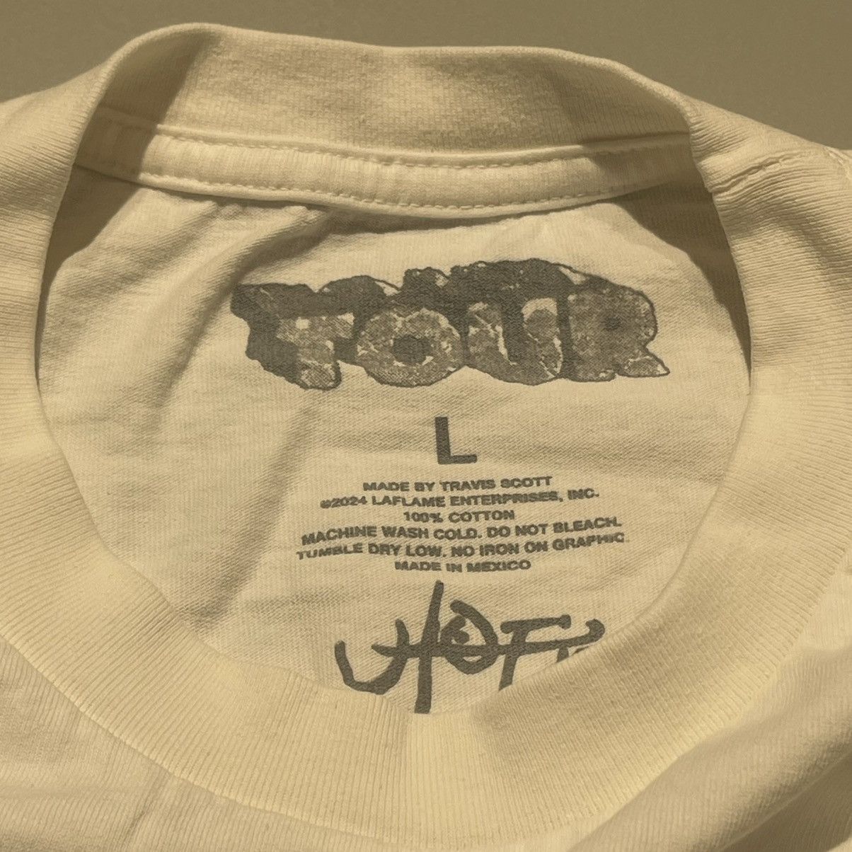 Travis Scott Travis Scott Utopia Tour Circus Maximus European Skitzo Tee Size US L / EU 52-54 / 3 - 7 Thumbnail