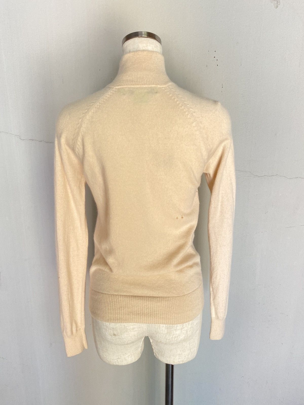 Shanghai Tang SHANGHAI TANGA Brown Soft Knit Mandarin Collar Top Size M / US 6-8 / IT 42-44 - 13 Thumbnail