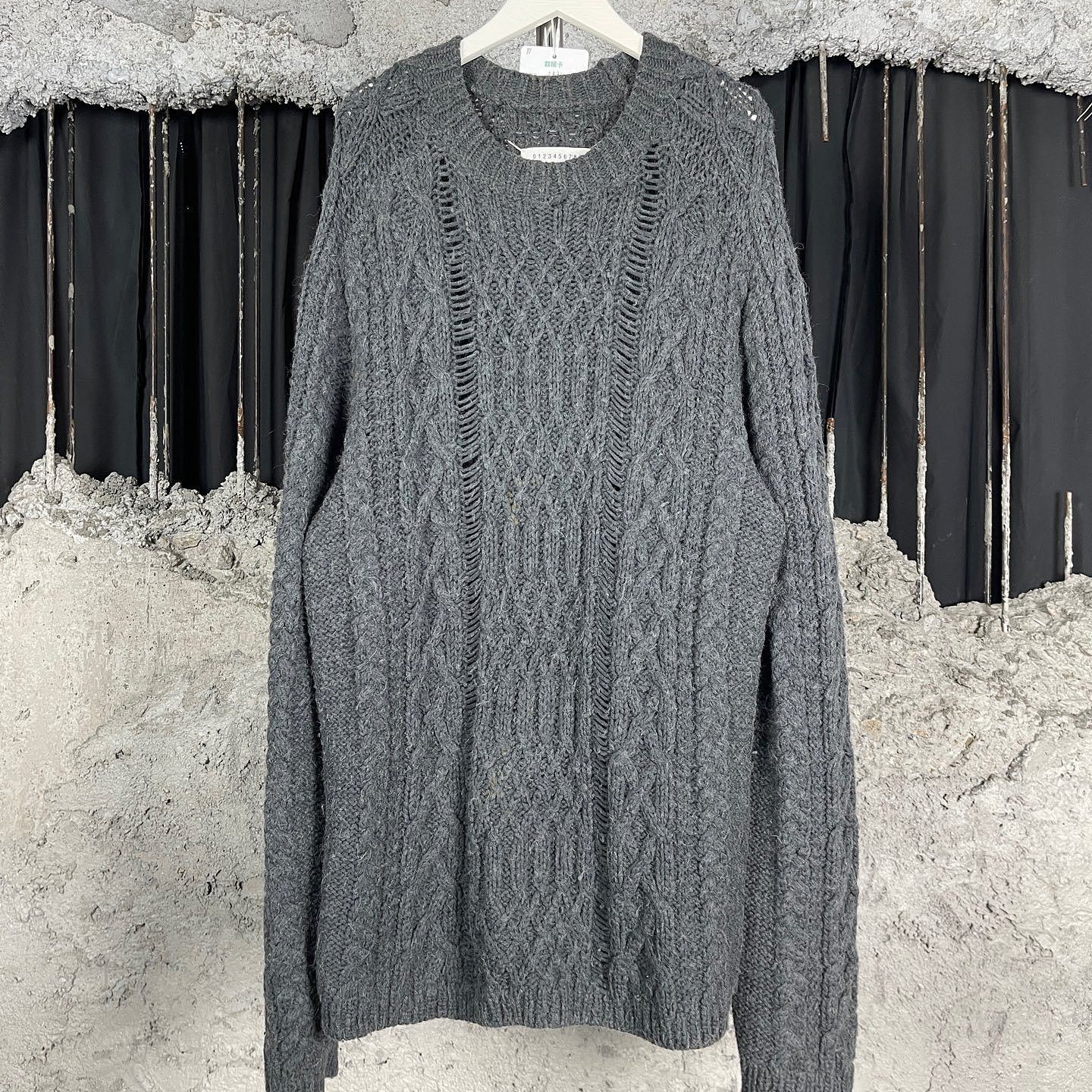 Maison Margiela Maison Margiela Cable Knit Sweater Size S Size US S / EU 44-46 / 1 - 1 Thumbnail