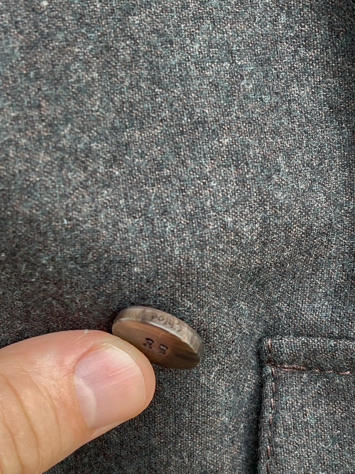 Chloe Chloe Double-Breasted Blazer – Cashmere Wool, Horn Buttons Size S / US 4 / IT 40 - 13 Thumbnail
